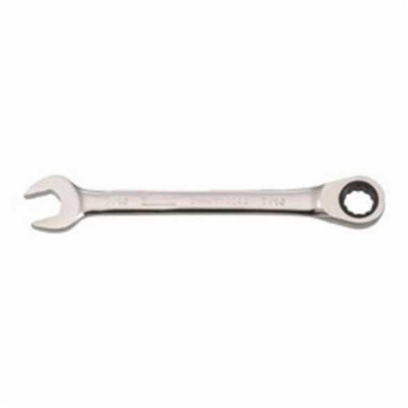 DeWALT® DWMT72292OSP Non-Reversible Combination Wrench, 7/16 in, 15 deg Offset, 5-25/32 in OAL, Steel, ASME B107.100
