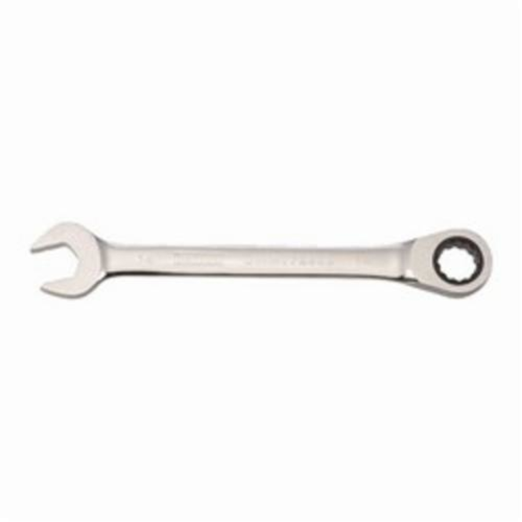 DeWALT® DWMT72302OSP Non-Reversible Combination Wrench, 14 mm, 15 deg Offset, 7-5/32 in OAL, Steel, ASME B107.100