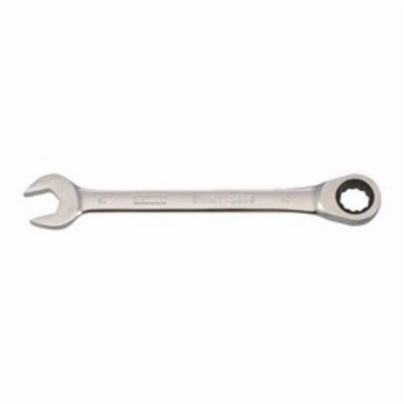 DeWALT® DWMT72305OSP Non-Reversible Combination Wrench, 17 mm, 15 deg Offset, 8-25/32 in OAL, Steel, ASME B107.100