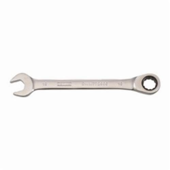 DeWALT® DWMT72306OSP Non-Reversible Combination Wrench, 18 mm, 15 deg Offset, 9-7/32 in OAL, Steel, ASME B107.100