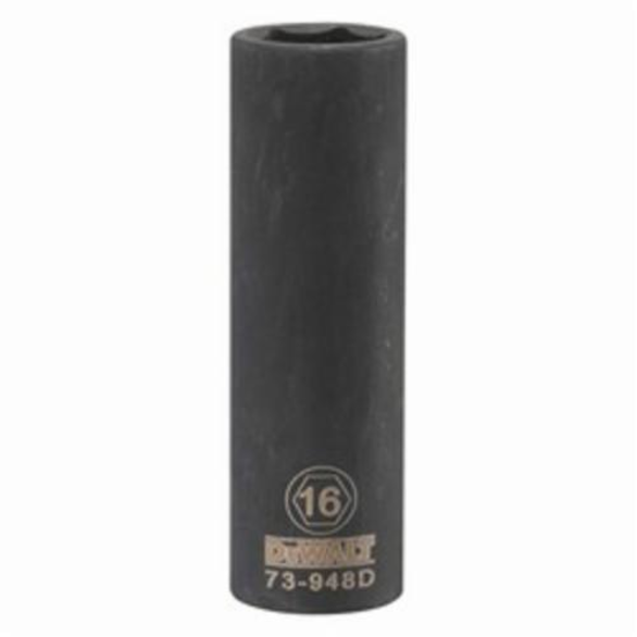 DeWALT® DWMT73948OSP Deep Length Socket, 1/2 in, 16 mm