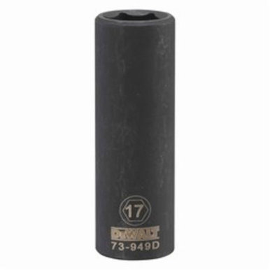 DeWALT® DWMT73949OSP Deep Length Socket, 1/2 in, 17 mm