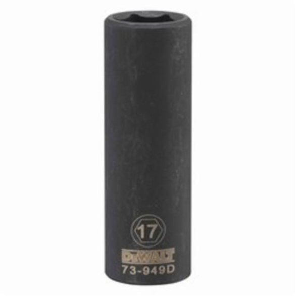 DeWALT® DWMT73949OSP Deep Length Socket, 1/2 in, 17 mm