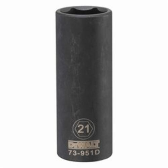 DeWALT® DWMT73951OSP Deep Length Socket, 1/2 in, 21 mm