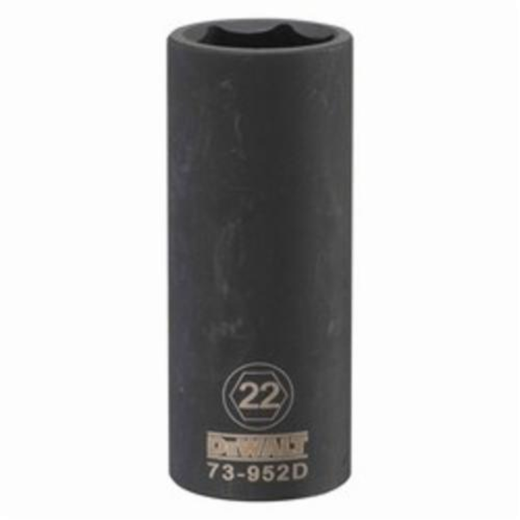 DeWALT® DWMT73952OSP Deep Length Socket, 1/2 in, 22 mm