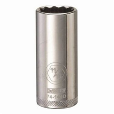 DeWALT® DWMT74140OSP Deep Length Socket, 3/8 in, 11/16 in