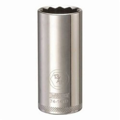 DeWALT® DWMT74141OSP Deep Length Socket, 3/8 in, 13/16 in