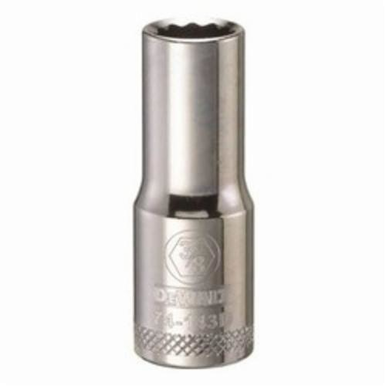 DeWALT® DWMT74143OSP Deep Length Socket, 3/8 in, 3/8 in