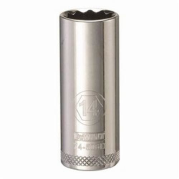 DeWALT® DWMT74506OSP Deep Length Socket, 3/8 in, 14 mm
