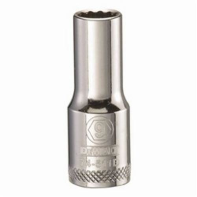 DeWALT® DWMT74511OSP Deep Length Socket, 3/8 in, 9 mm