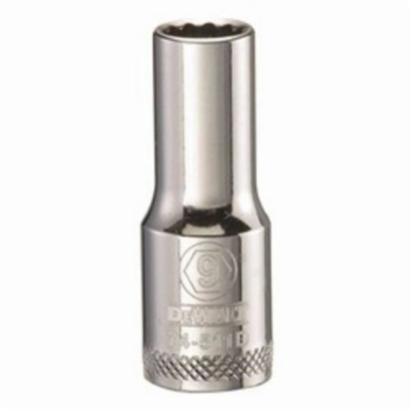 DeWALT® DWMT74511OSP Deep Length Socket, 3/8 in, 9 mm