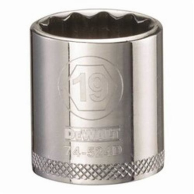 DeWALT® DWMT74524OSP Socket, 3/8 in, 19 mm
