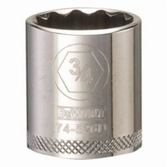 DeWALT® DWMT74526OSP Socket, 3/8 in, 3/4 in