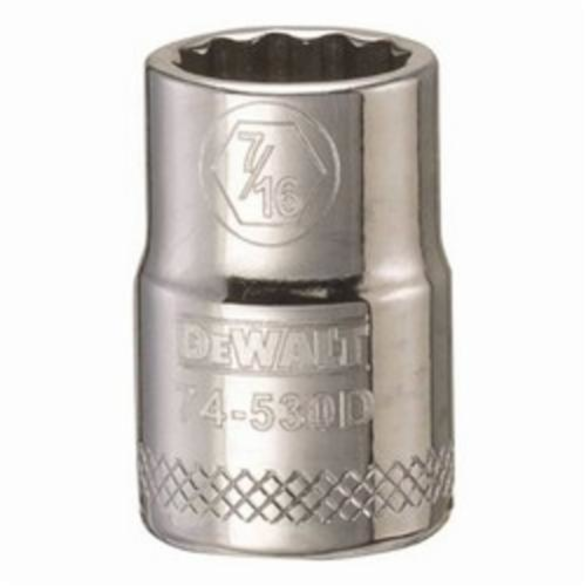 DeWALT® DWMT74530OSP Socket, 3/8 in, 7/16 in