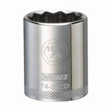 DeWALT® DWMT74572OSP Socket, 1/2 in Hex Drive, 15/16 in