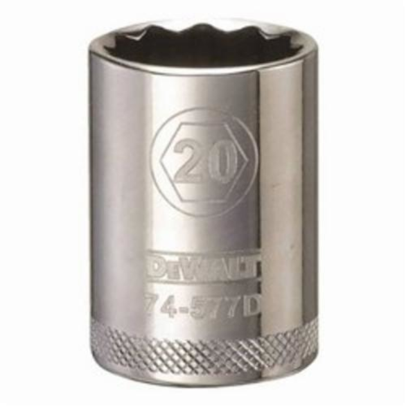 DeWALT® DWMT74577OSP Socket, 1/2 in Hex Drive, 20 mm