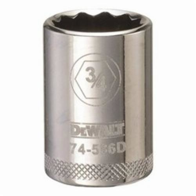 DeWALT® DWMT74586OSP Socket, 1/2 in Hex Drive, 3/4 in