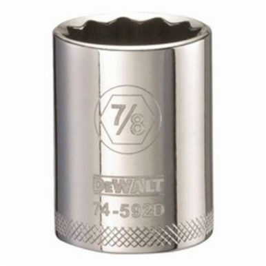 DeWALT® DWMT74592OSP Socket, 1/2 in Hex Drive, 7/8 in