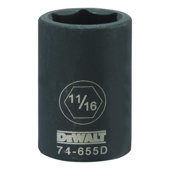 DeWALT® DWMT74655OSP Socket, 1/2 in, 11/16 in