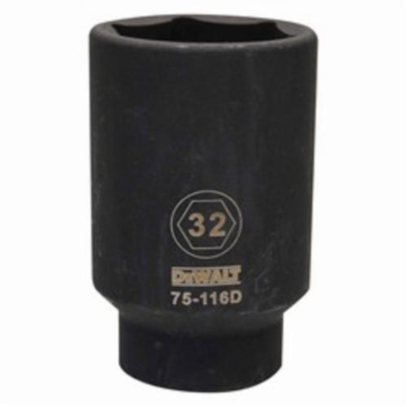 DeWALT® DWMT75116OSP Deep Length Socket, 1/2 in, 32 mm