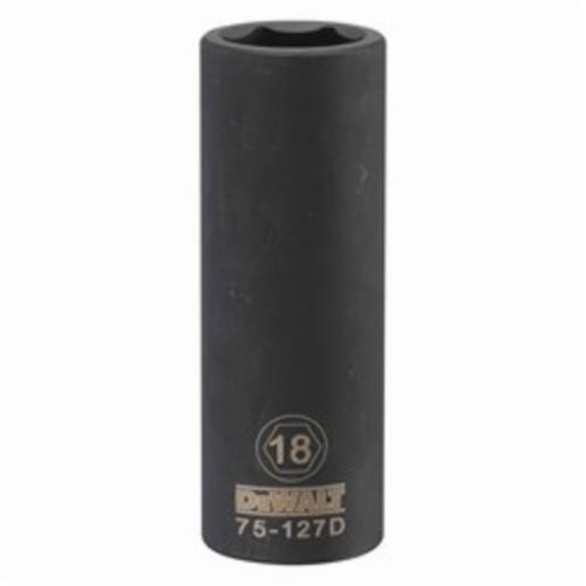 DeWALT® DWMT75127OSP Deep Length Socket, 1/2 in, 18 mm