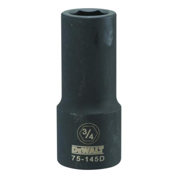 DeWALT® DWMT75145OSP Deep Length Socket, 3/4 in, 3/4 in
