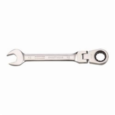 DeWALT® DWMT75203OSP Flex Head Combination Wrench, 12 mm, 15 deg Offset, 5-13/16 in OAL, Steel, ASME B107.100