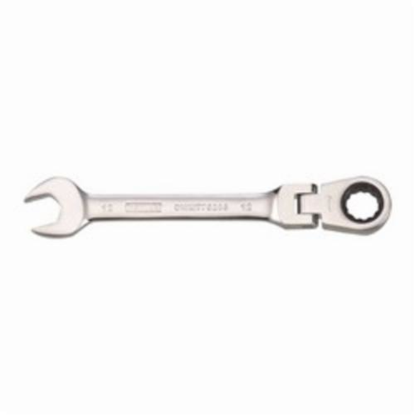 DeWALT® DWMT75203OSP Flex Head Combination Wrench, 12 mm, 15 deg Offset, 5-13/16 in OAL, Steel, ASME B107.100