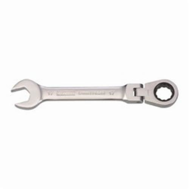 DeWALT® DWMT75207OSP Flex Head Combination Wrench, 17 mm, 15 deg Offset, 7-15/32 in OAL, Steel, ASME B107.100