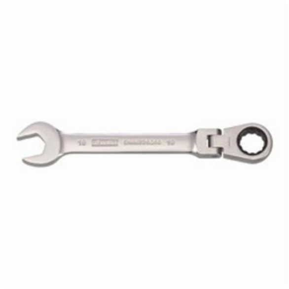 DeWALT® DWMT75208OSP Flex Head Combination Wrench, 19 mm, 15 deg Offset, 8-15/32 in OAL, Steel, ASME B107.100