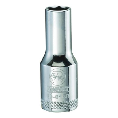 DeWALT® DirectTorque™ DWMT80016OSP Deep Length Socket, 3/8 in Hex Drive, 5/16 in
