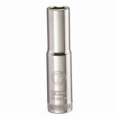 DeWALT® DWMT86095OSP Deep Length Socket, 1/4 in Hex Drive, 7 mm