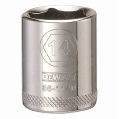 DeWALT® DWMT86114OSP Socket, 1/4 in Hex Drive, 14 mm