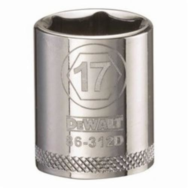 DeWALT® DWMT86312OSP Socket, 3/8 in Hex Drive, 17 mm
