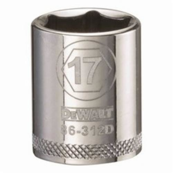 DeWALT® DWMT86312OSP Socket, 3/8 in Hex Drive, 17 mm