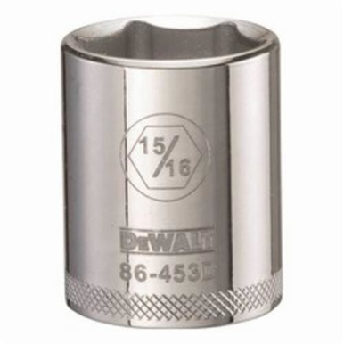 DeWALT® DWMT86453OSP Socket, 1/2 in Hex Drive, 15/16 in