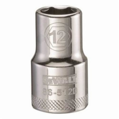 DeWALT® DWMT86512OSP Socket, 1/2 in Hex Drive, 12 mm