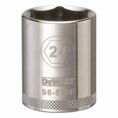 DeWALT® DWMT86524OSP Socket, 1/2 in Hex Drive, 24 mm