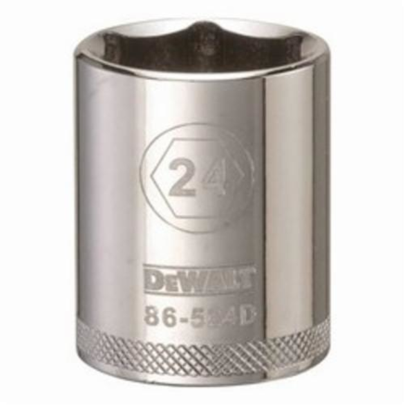 DeWALT® DWMT86524OSP Socket, 1/2 in Hex Drive, 24 mm