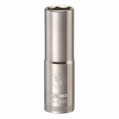 DeWALT® DWMT88947OSP Deep Length Socket, 1/2 in Hex Drive, 5/8 in