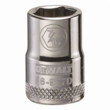 DeWALT® DWMT88977OSP Socket, 3/8 in Hex Drive, 7/16 in