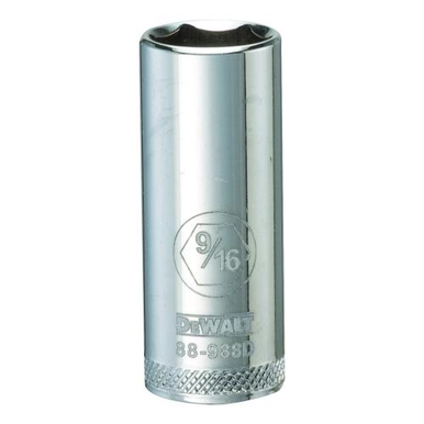DeWALT® DirectTorque™ DWMT88988OSP Deep Length Socket, 3/8 in Hex Drive, 9/16 in