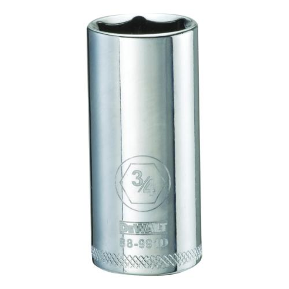DeWALT® DirectTorque™ DWMT88991OSP Deep Length Socket, 3/8 in Hex Drive, 3/4 in