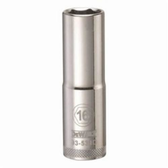 DeWALT® DWMT93531OSP Deep Length Socket, 1/2 in Hex Drive, 16 mm