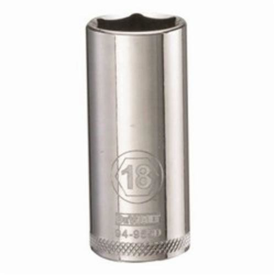 DeWALT® DWMT94955OSP Deep Length Socket, 3/8 in Hex Drive, 18 mm