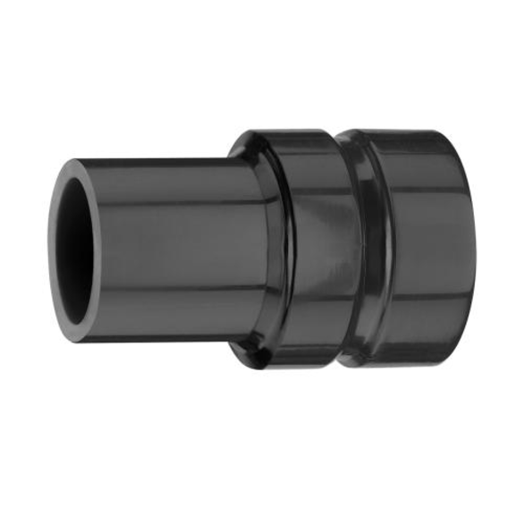 DeWALT® DWV9170 Vacuum Adapter, 1-1/4 in, 8.2 in L, For Use With DWV9000 Universal Connector and DeWALT® Dust Extractor, Black