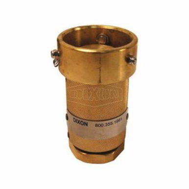 Mann-Tek by Dixon Mann Tek Dry Disconnect Coupler Hose Unit, 1 in, Coupler x FNPT, Brass, Domestic