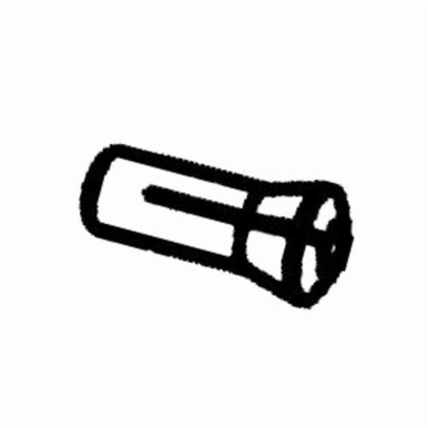 Dynabrade® 51659 Collet Insert, 1/8 in Dia, For Use With 51700, 51703 and 51707 Pencil Grinders