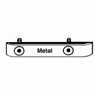 Dynabrade® 11024 Platen Pad, 3 in L x 1/2 in W, For Use With Dynafile® Contact Arm, Steel