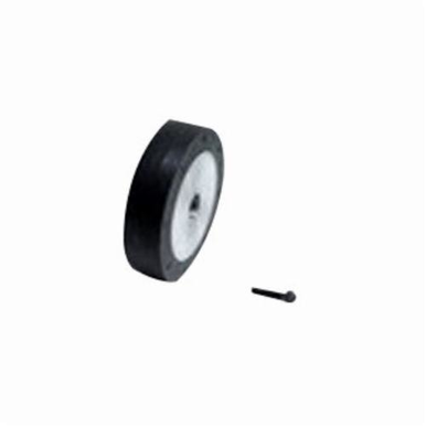 Dynabrade® 11092 Radiused Surface Contact Wheel, 3/8 in ID x 1 in OD x 3/8 in W, 40 Duro Rubber Wheel